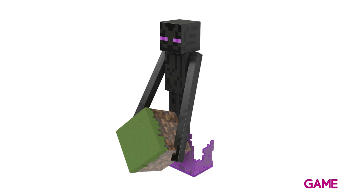 Minecraft Figura Enderman Diamond Level 14cm-3