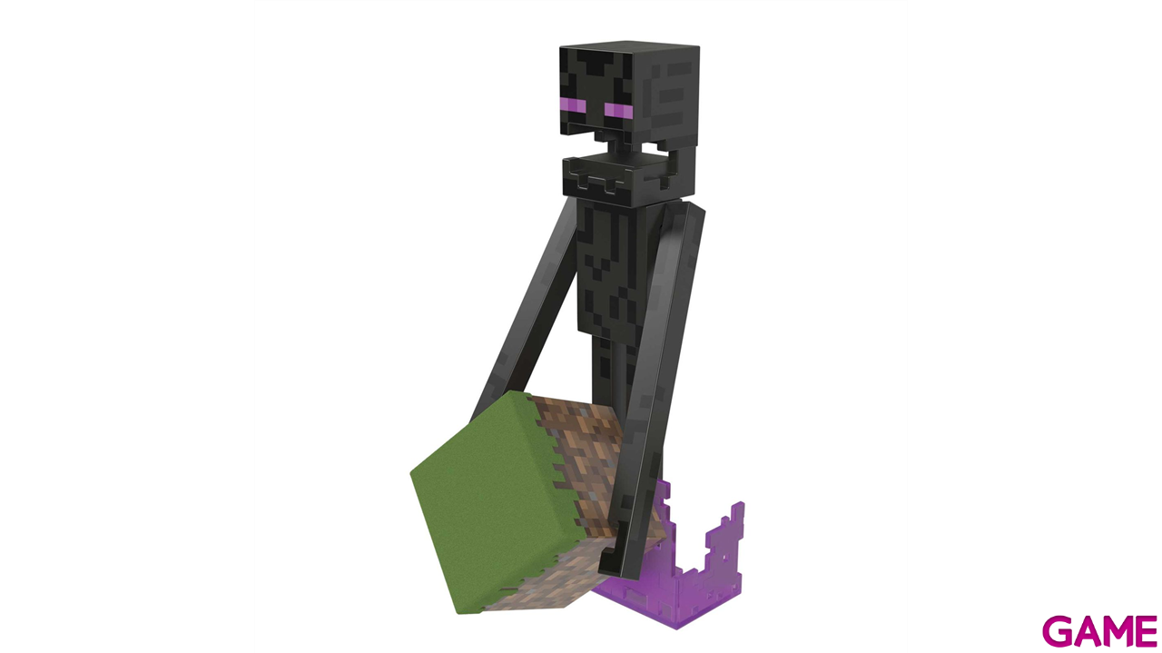 Minecraft Figura Enderman Diamond Level 14cm-4