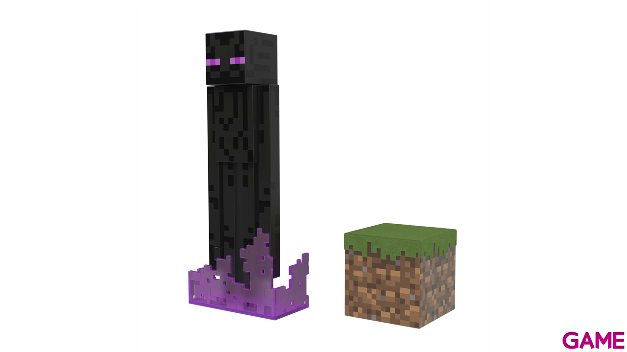 Minecraft Figura Enderman Diamond Level 14cm-5