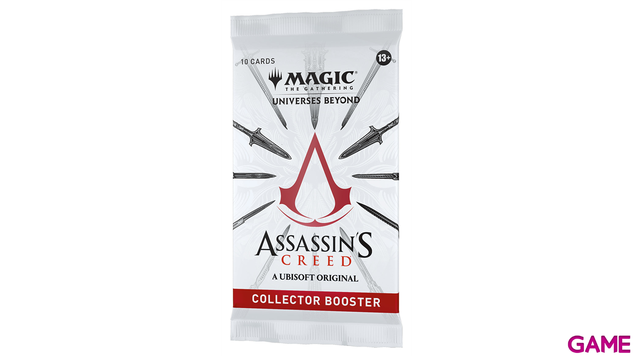 Sobre Coleccionista Magic the Gathering Universes Beyond: Assassin´s Creed Sammler Booster ingles-1