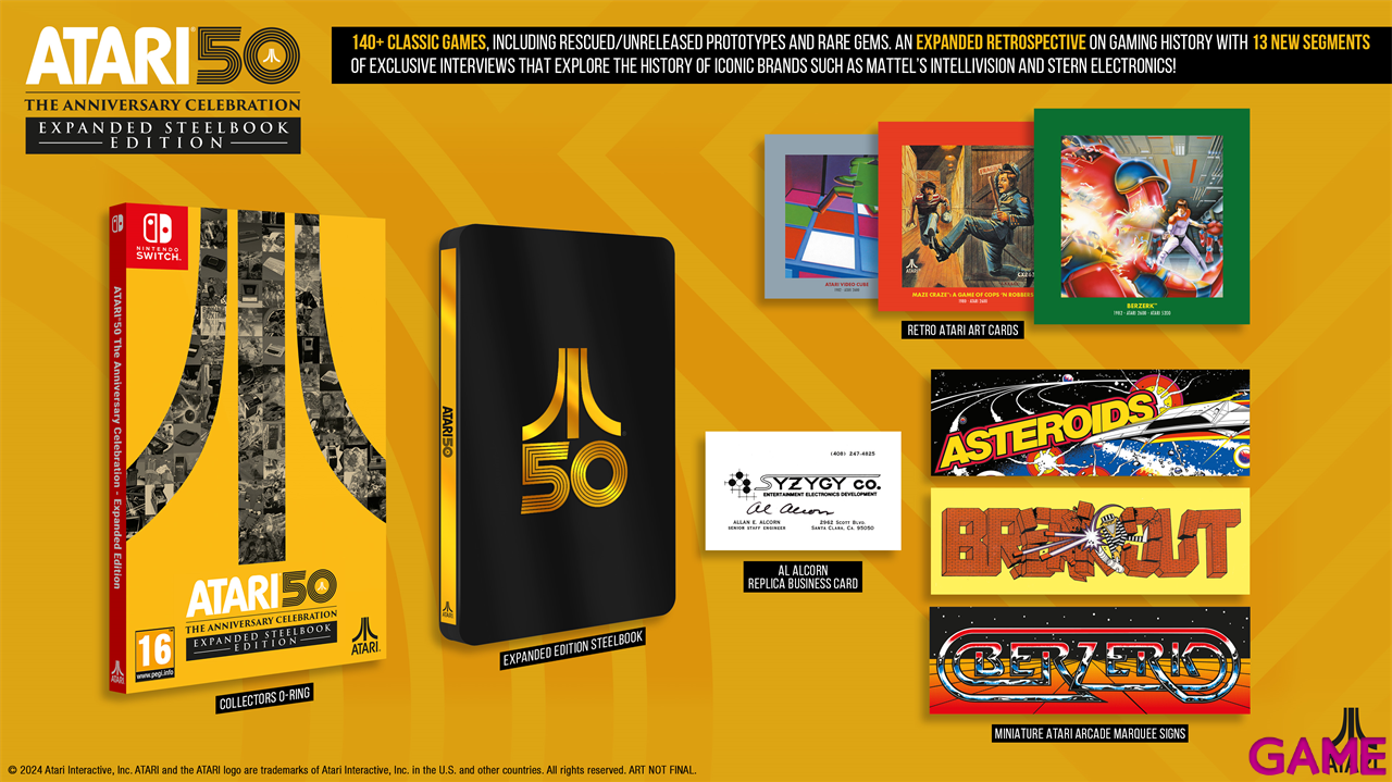 Atari 50 The Anniversary Celebration Expanded Steelbook Edition-0