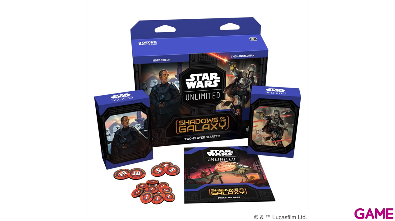 Caja de Inicio Star Wars Unlimited Sombras de la Galaxia en inglés-0