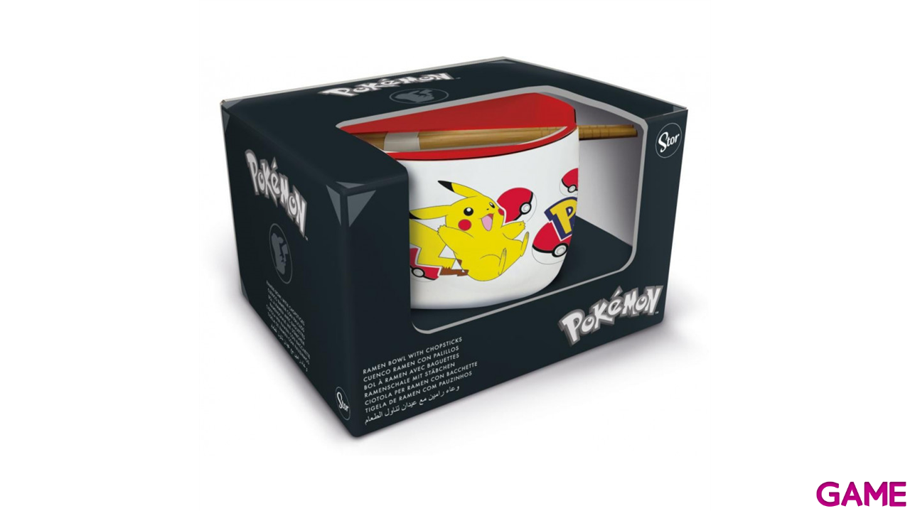 Bowl de Ramen con palillos Pokemon-2