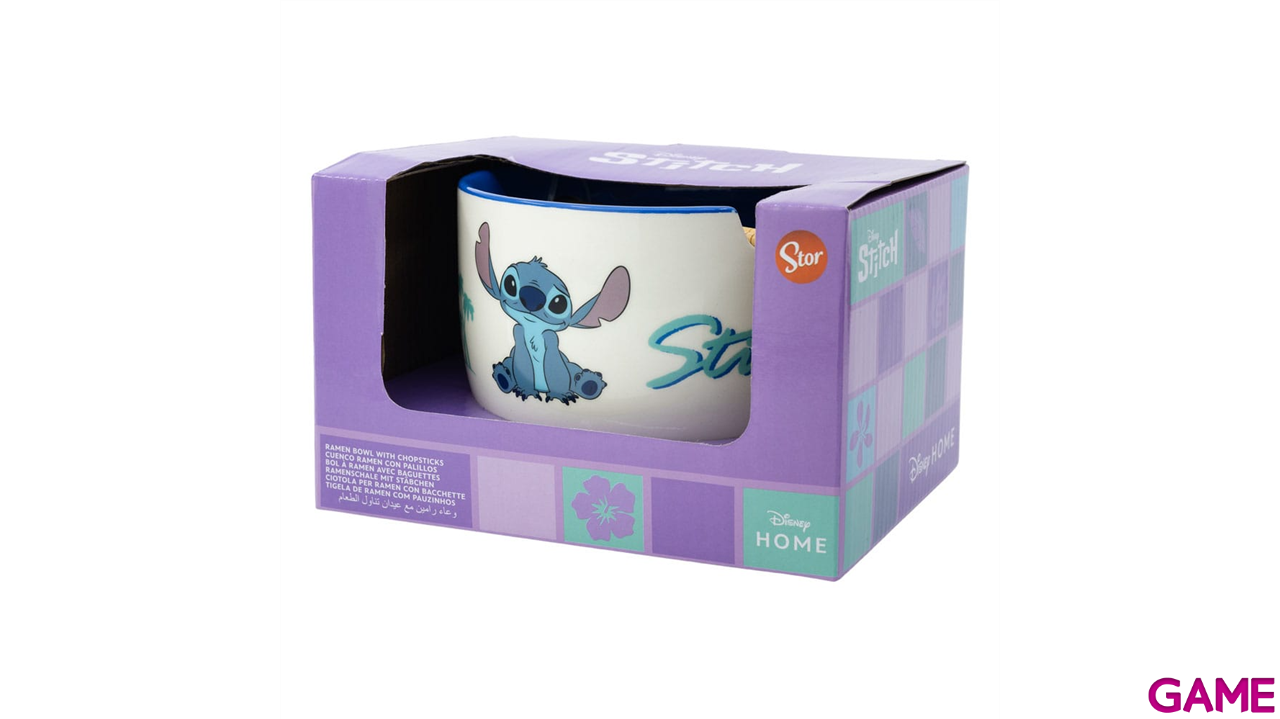 Bowl de Ramen con palillos Stitch-1