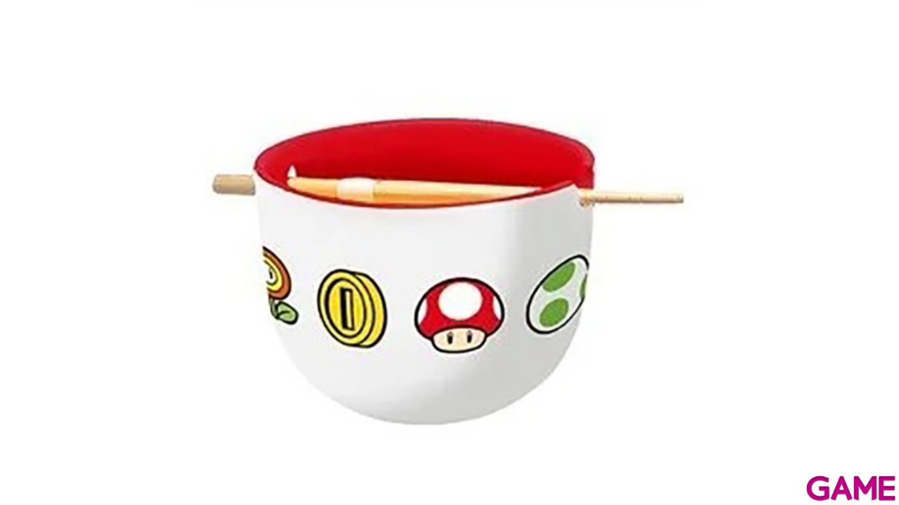Bowl de Ramen con palillos Super Mario-0