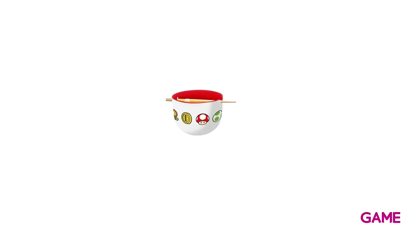 Bowl de Ramen con palillos Super Mario-1