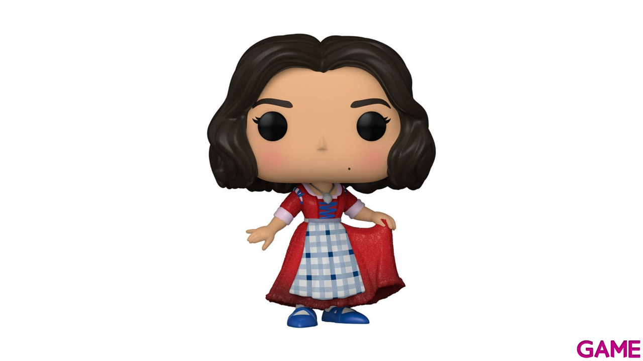 Figura POP Disney Blancanieves con vestido a cuadros-1