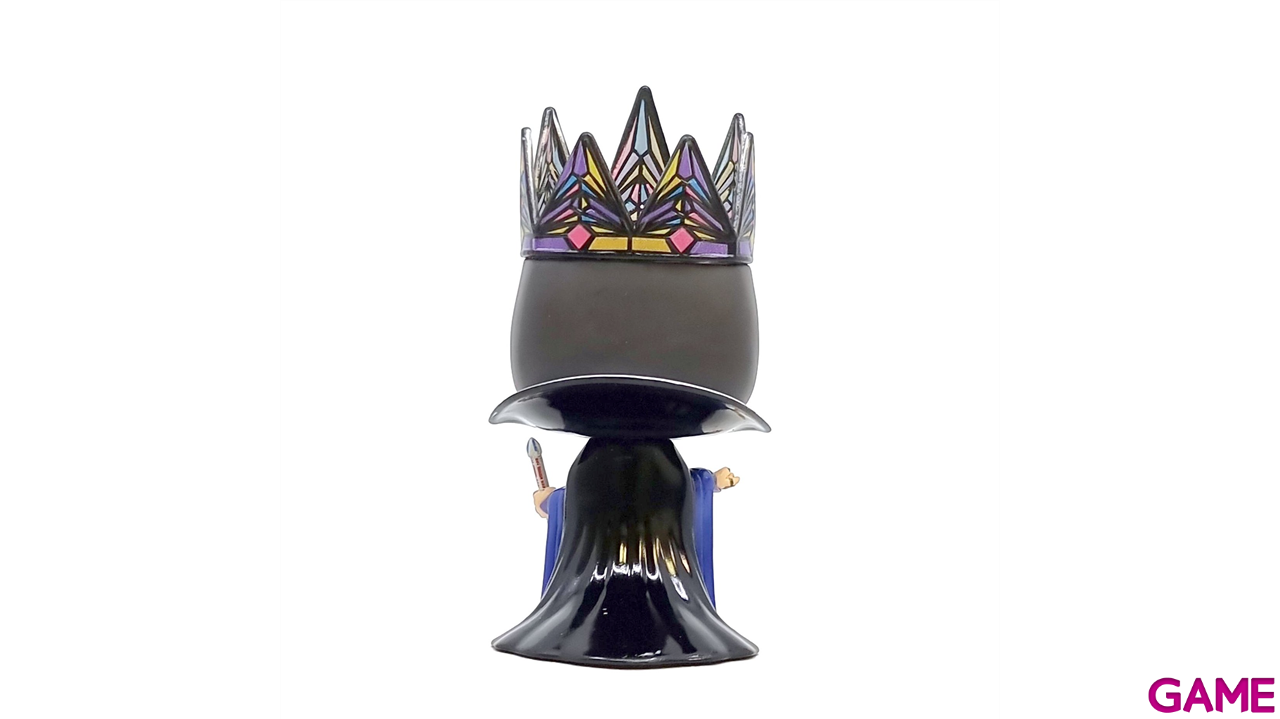 Figura POP Disney Reina Malvada Vestido Negro y Morado-5
