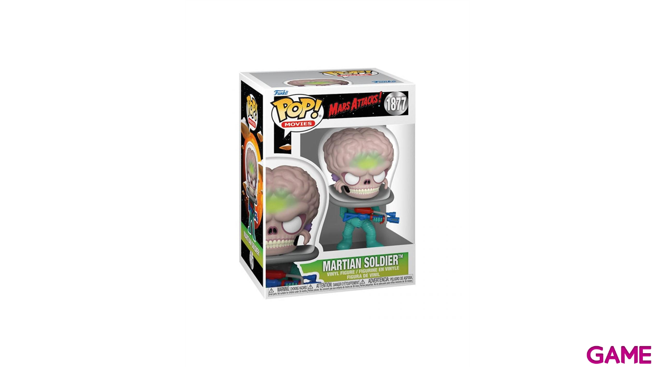 Figura POP Movies Mars Attacks Martian Soldier with Atomic Ray Gun-1