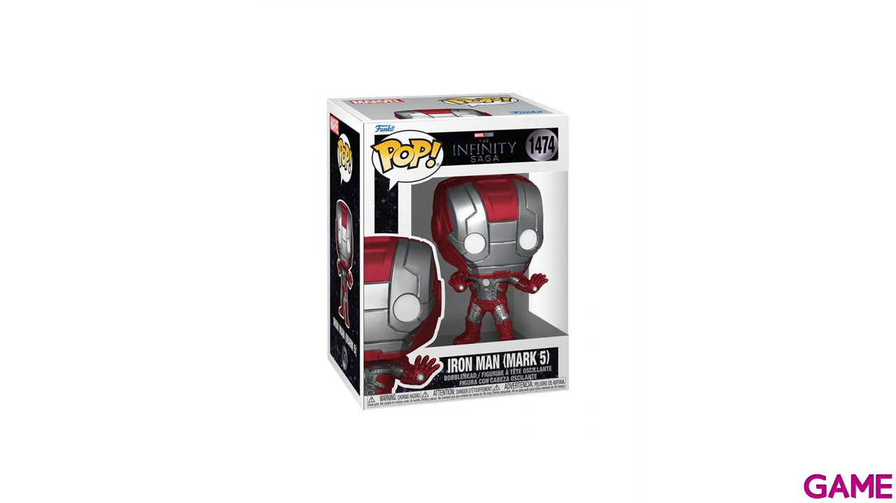 Figura POP Marvel Iron Man Mark 5-1