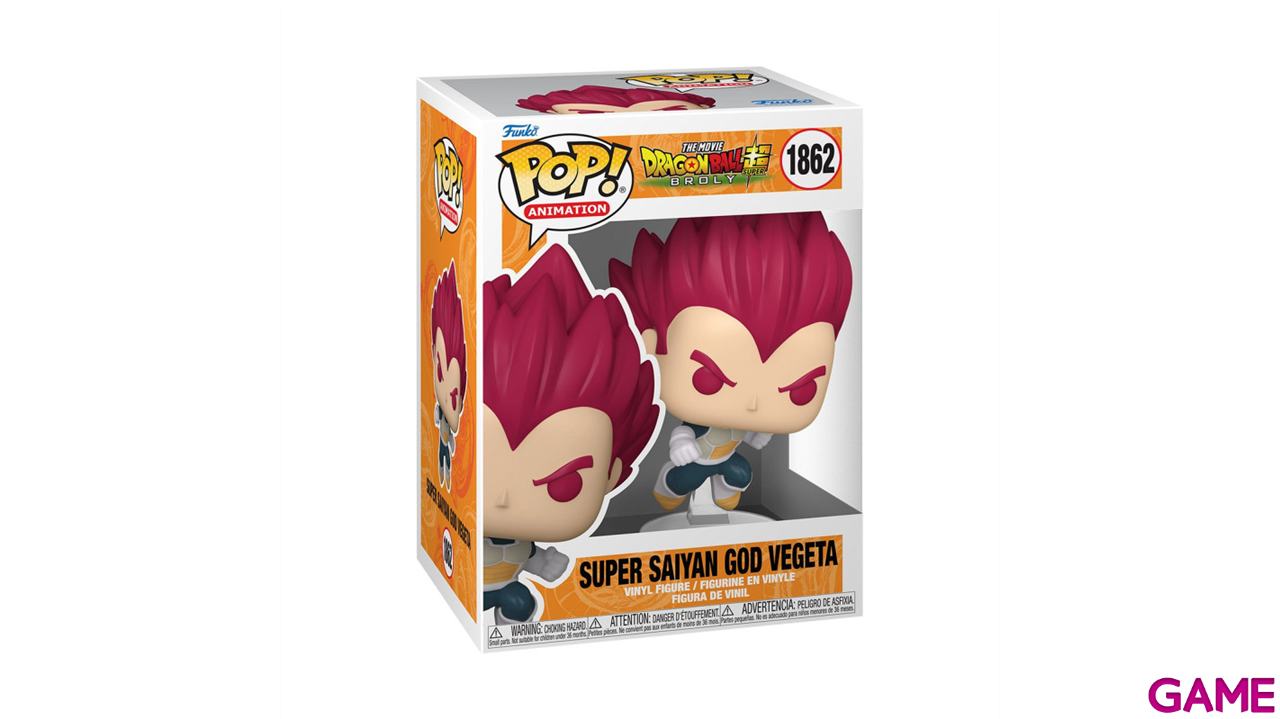 Figura POP Animation The Movie Dragon Ball Super Broly Figura de Vinilo Super Saiyan God Vegeta-0