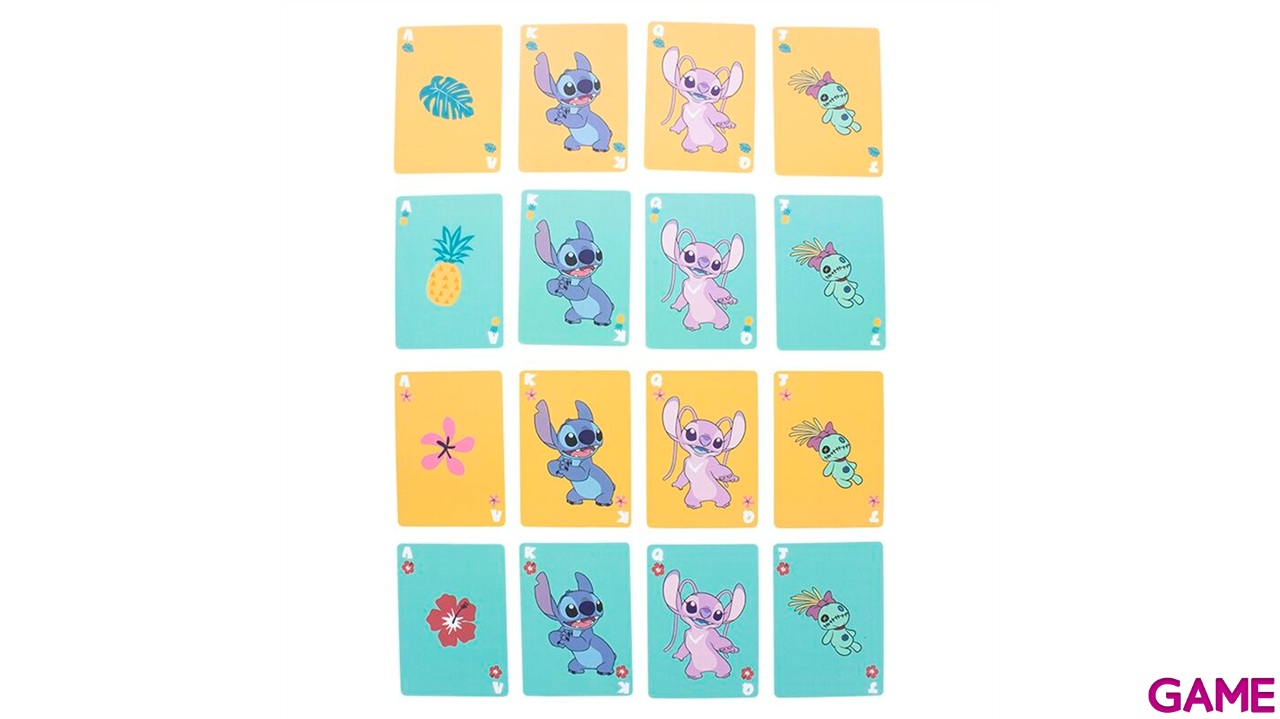 Baraja de cartas Poker Lilo y Stitch-2