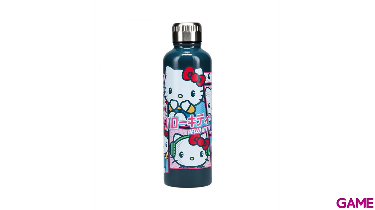 Botella de acero inoxidable Hello Kitty-0