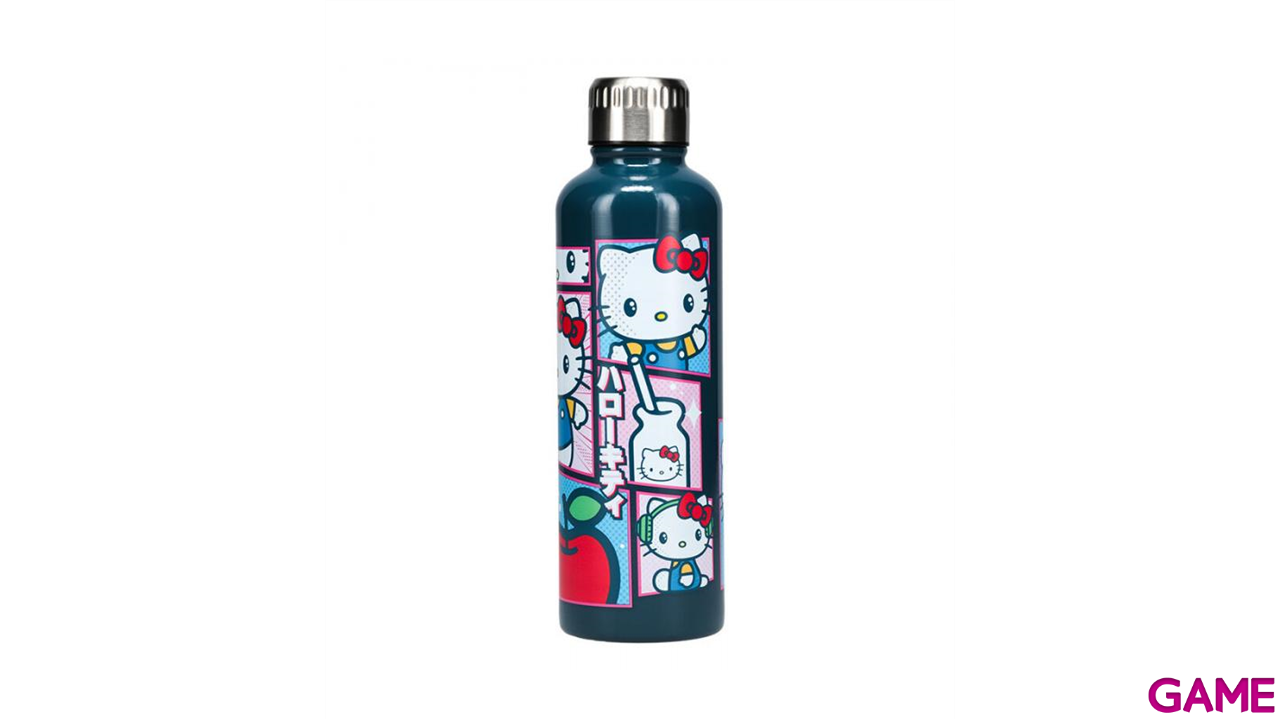 Botella de acero inoxidable Hello Kitty-1