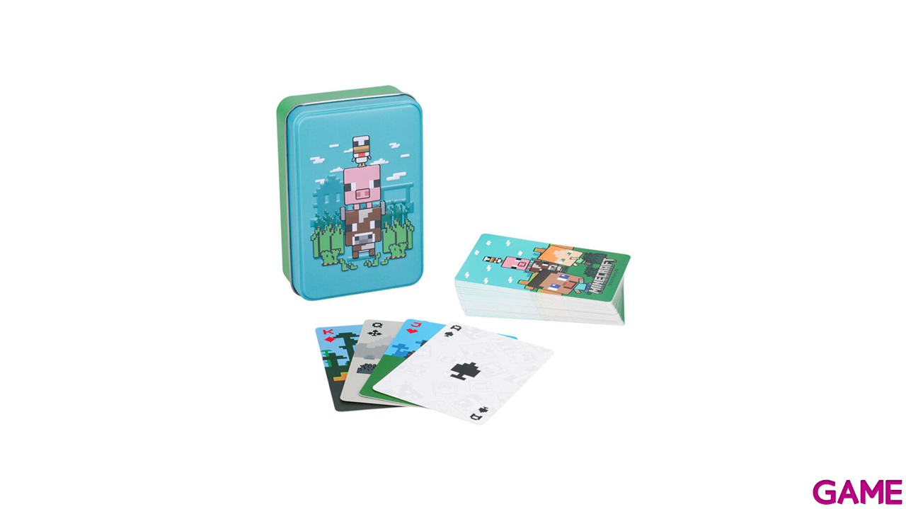 Baraja de cartas Poker Minecraft-1