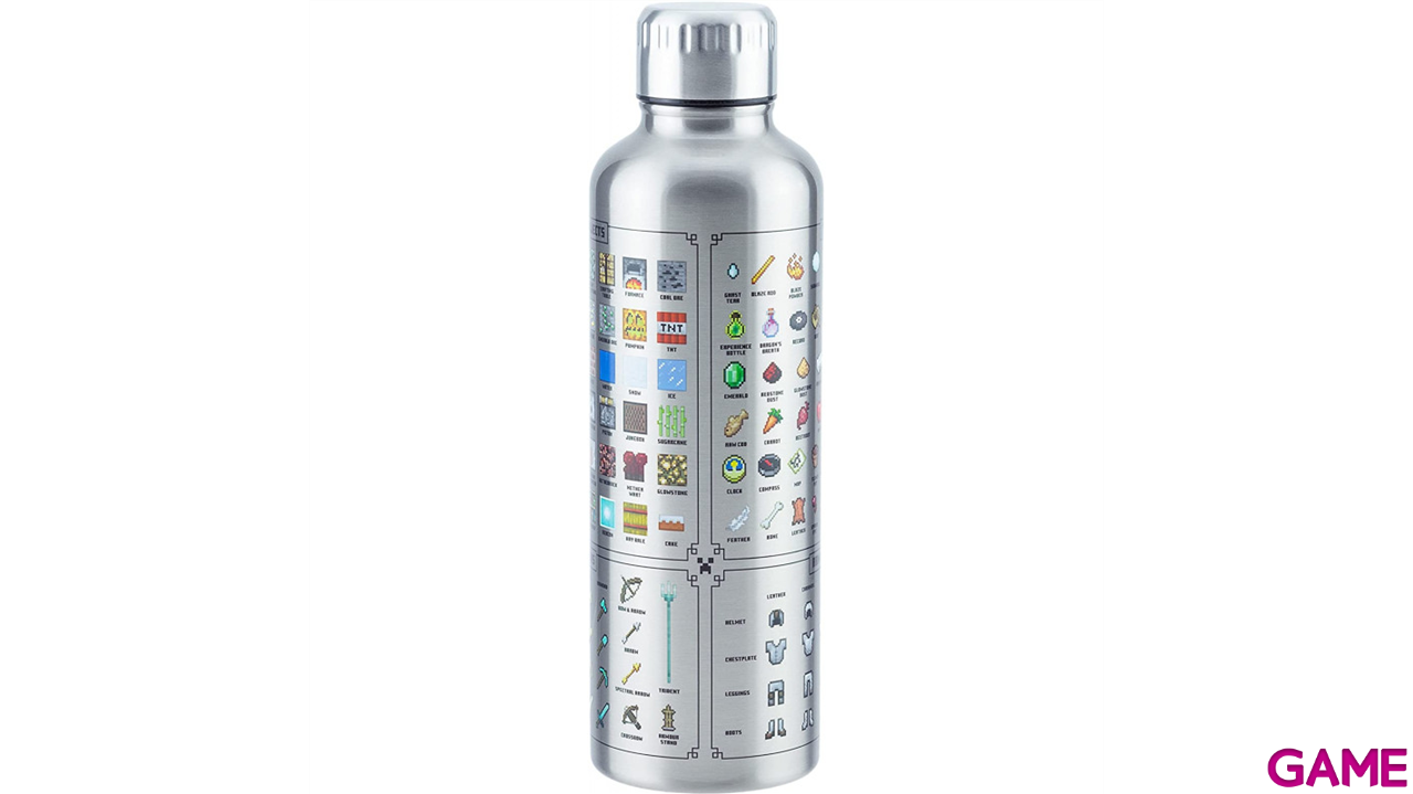 Botella metálica Minecraft-1