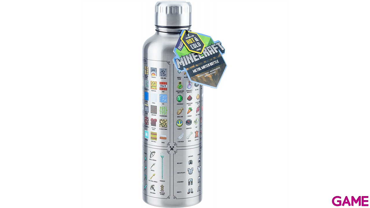 Botella metálica Minecraft-2