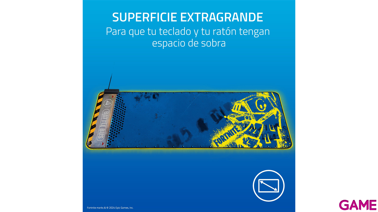 Razer Goliathus Chroma - Fortnite Edition Extended - Alfombrilla Gaming-3