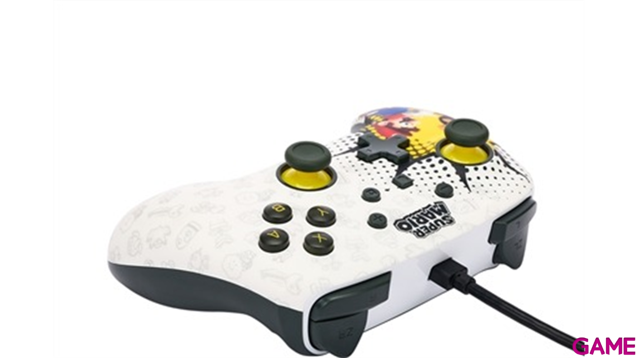 Controller con Cable PowerA Bob-omb Blast Mario -Licencia oficial--3