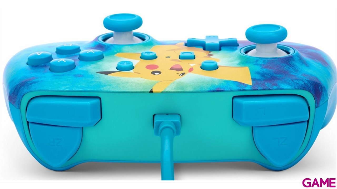 Controller con Cable PowerA Tie Dye Pikachu -Licencia oficial--1