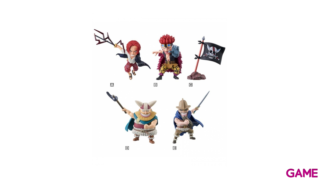 Figura coleccionable One Piece Red Hair Pirates 01 de 7cm (surtido)-0
