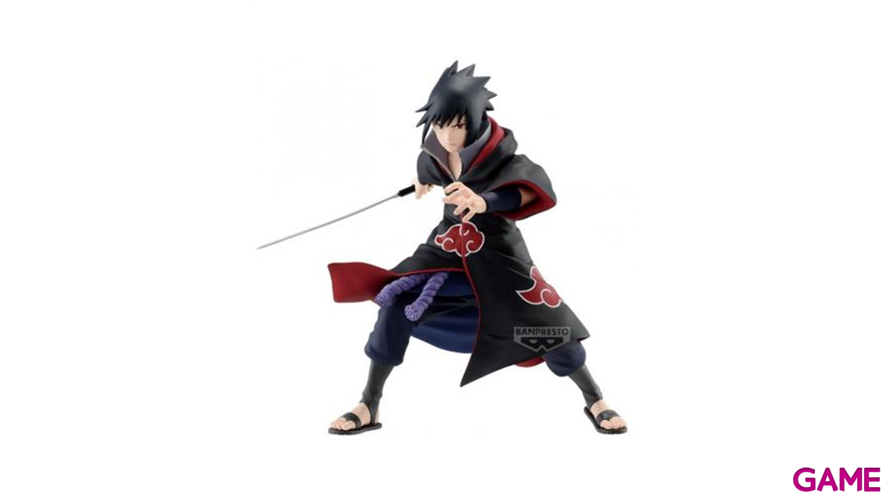 Figura Naruto Vibration Stars Uchiha Sasuke IV de 15 cm-3