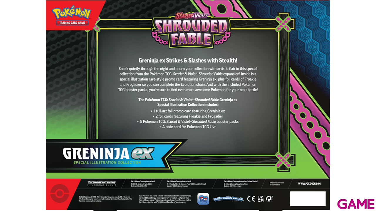 Caja Especial Pokemon TCG EX Greninja / Kindra Special Collection-0