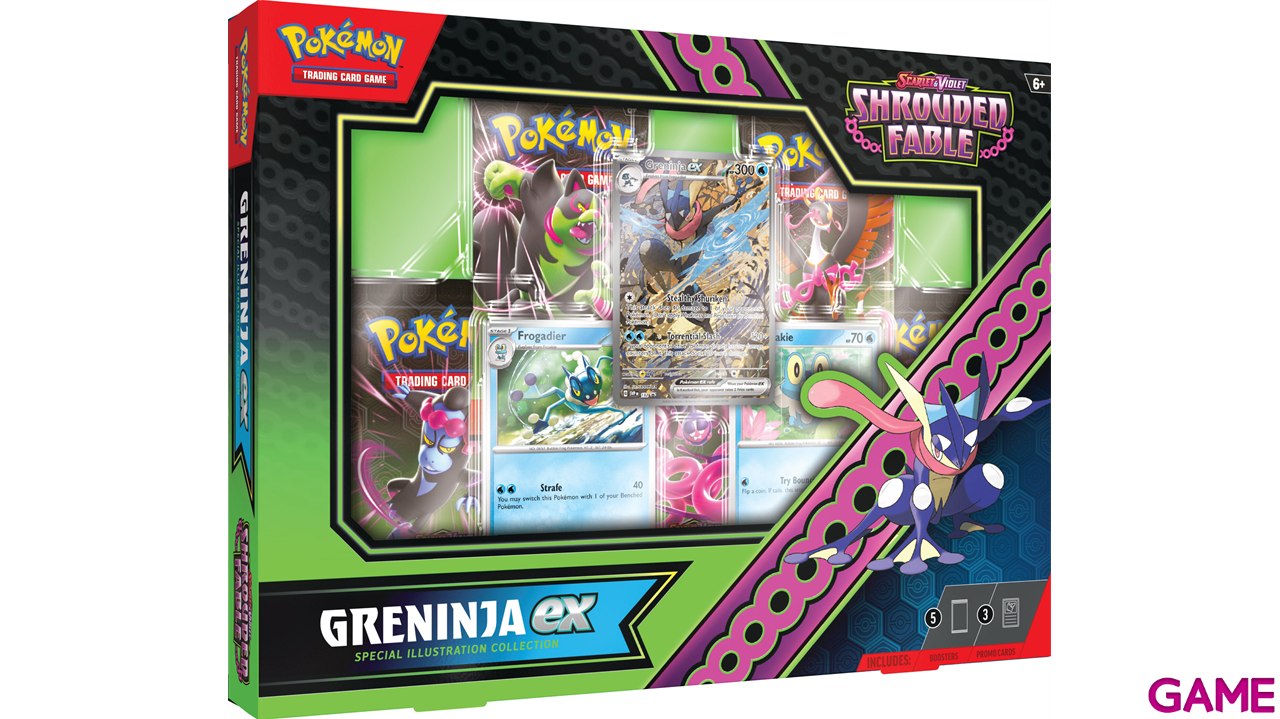 Caja Especial Pokemon TCG EX Greninja / Kindra Special Collection-1