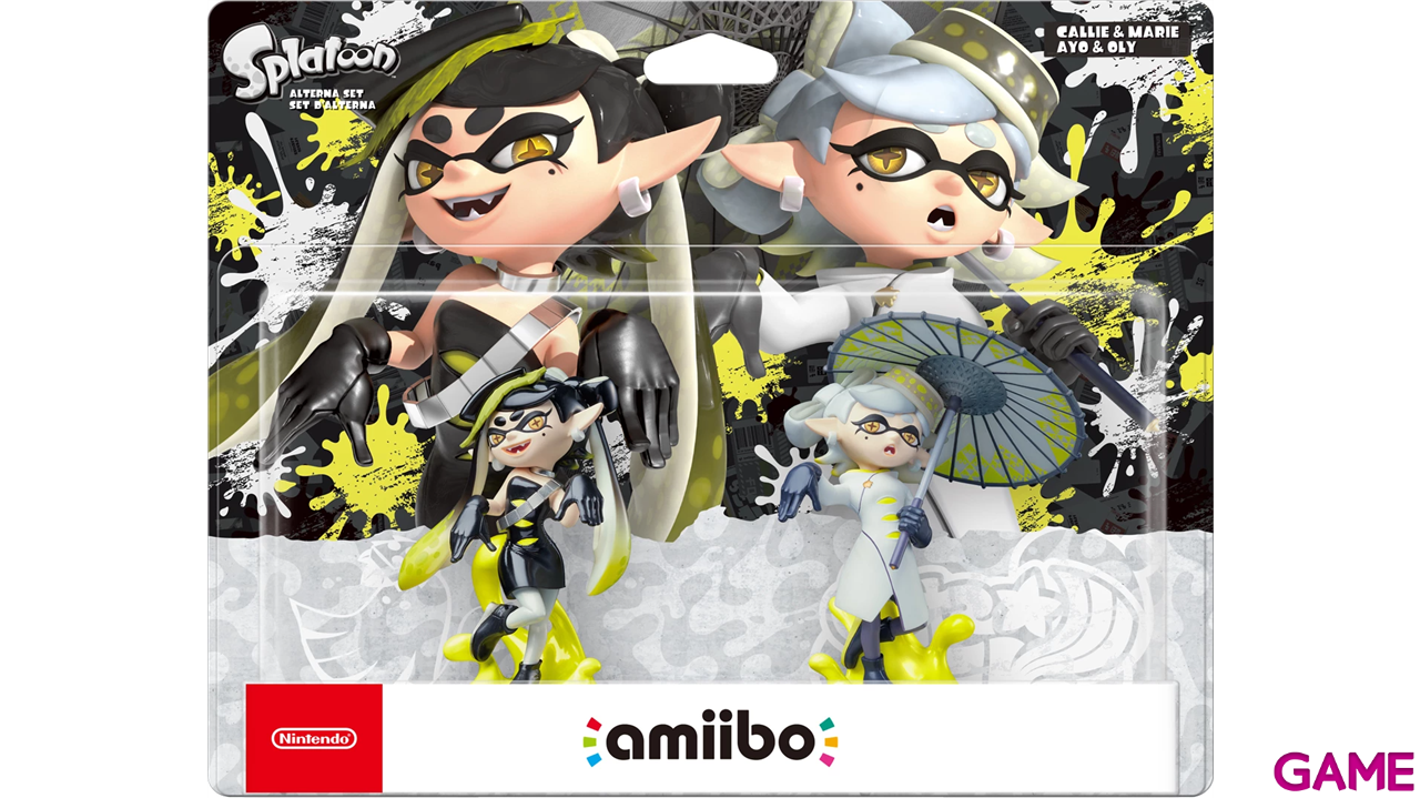 Pack 2 amiibo Splatoon Callie y Marie-0