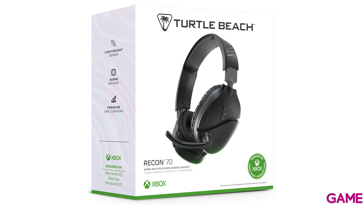 Auriculares Turtle Beach Recon 70X Negro V2 -Licencia oficial--0