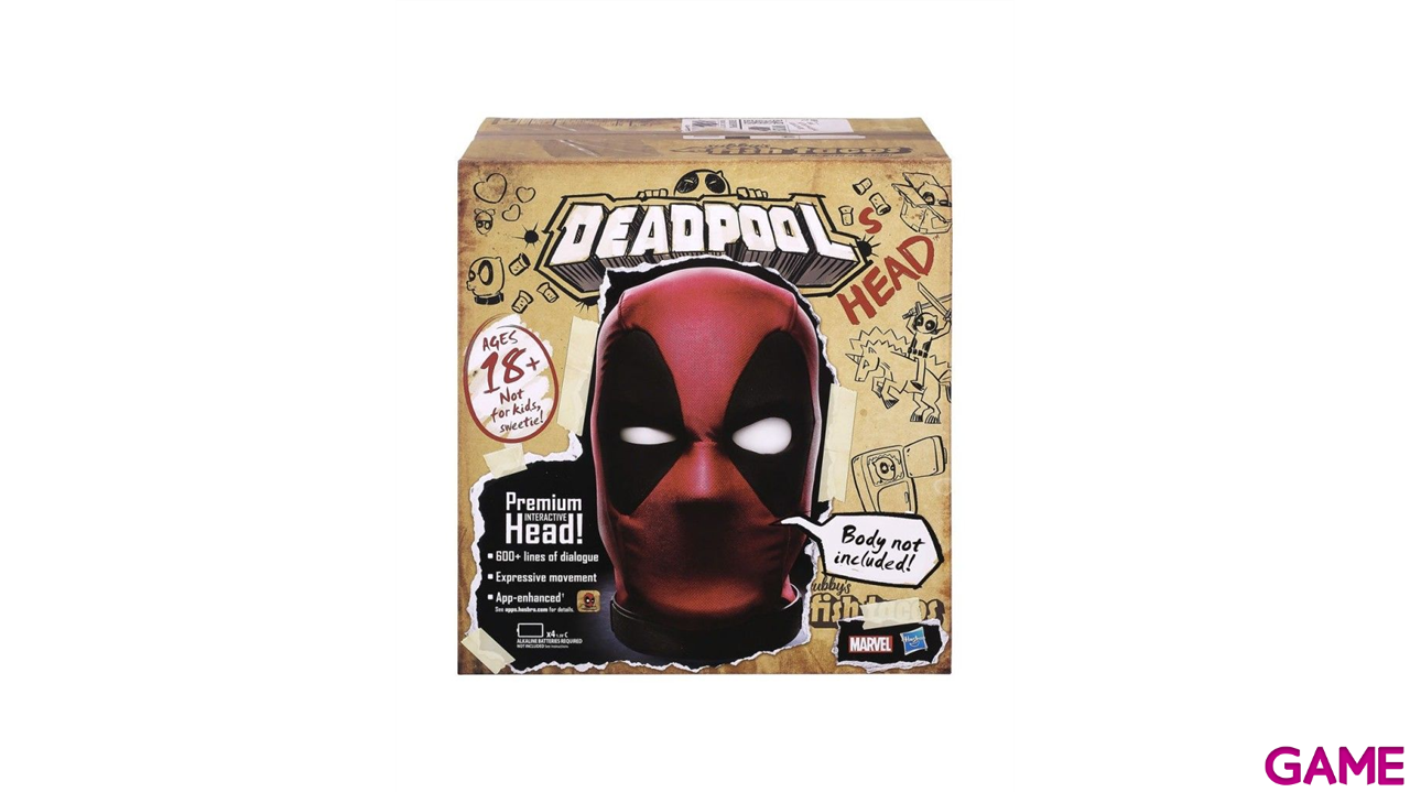 Réplica Marvel Cabeza parlante de Deadpool-3