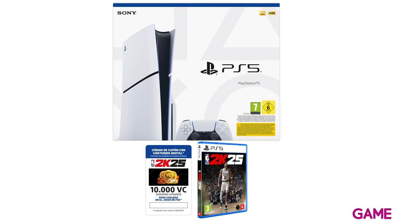 PlayStation 5 Stand Modelo Slim + NBA 2K25 + 10.000 C.V-4