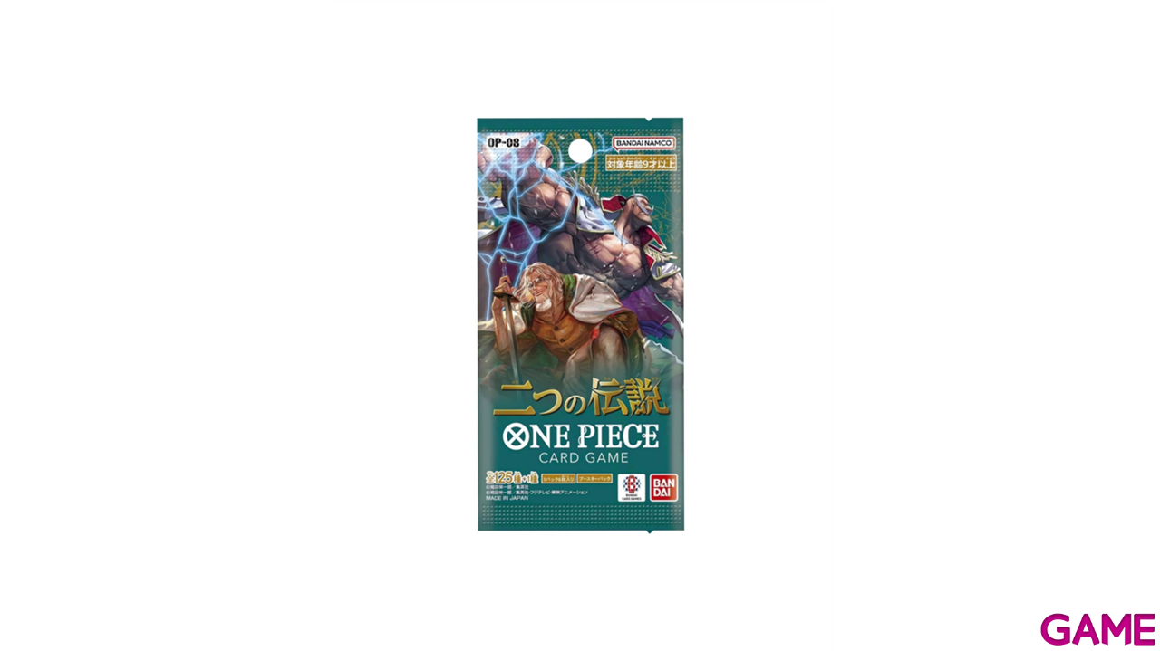 Sobre de cartas One Piece Two Legends OP-08 en Japonés-0