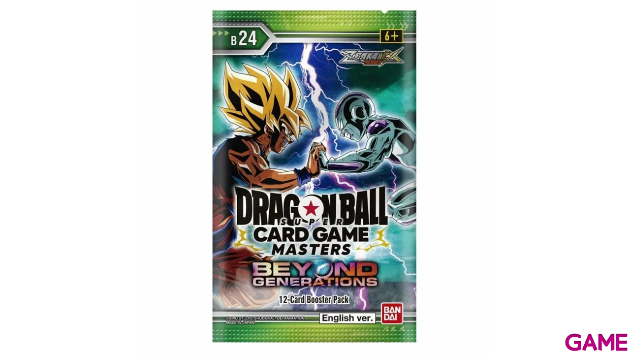 Sobre de cartas Dragon Ball Zenkai series Beyond Generations B24 en Inglés-0