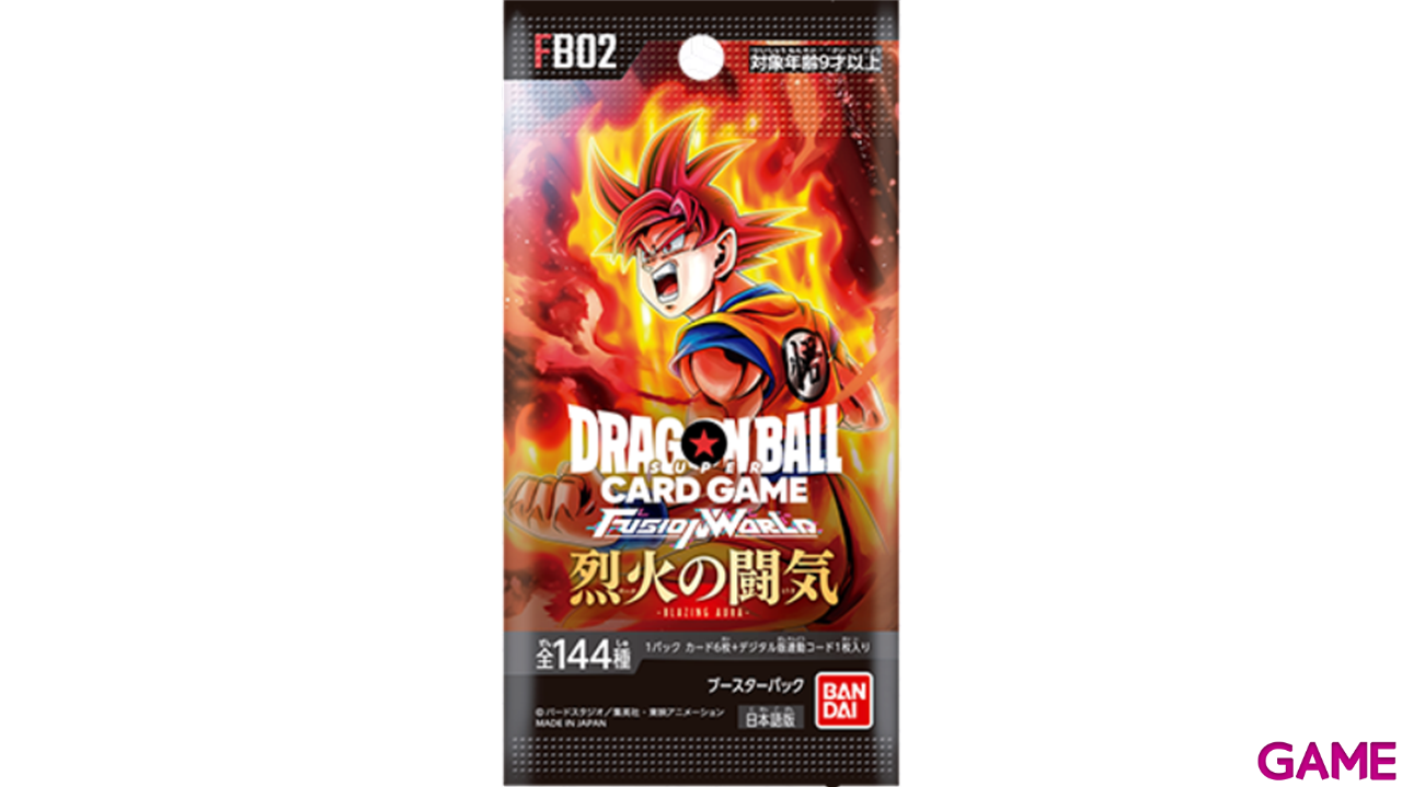 Sobre de cartas Dragon Ball  Fusion World FB02 en Japonés-0