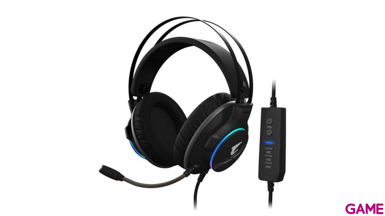 Gigabyte Aorus H1 7.1 Surround Negro PC - Auriculares Gaming-5