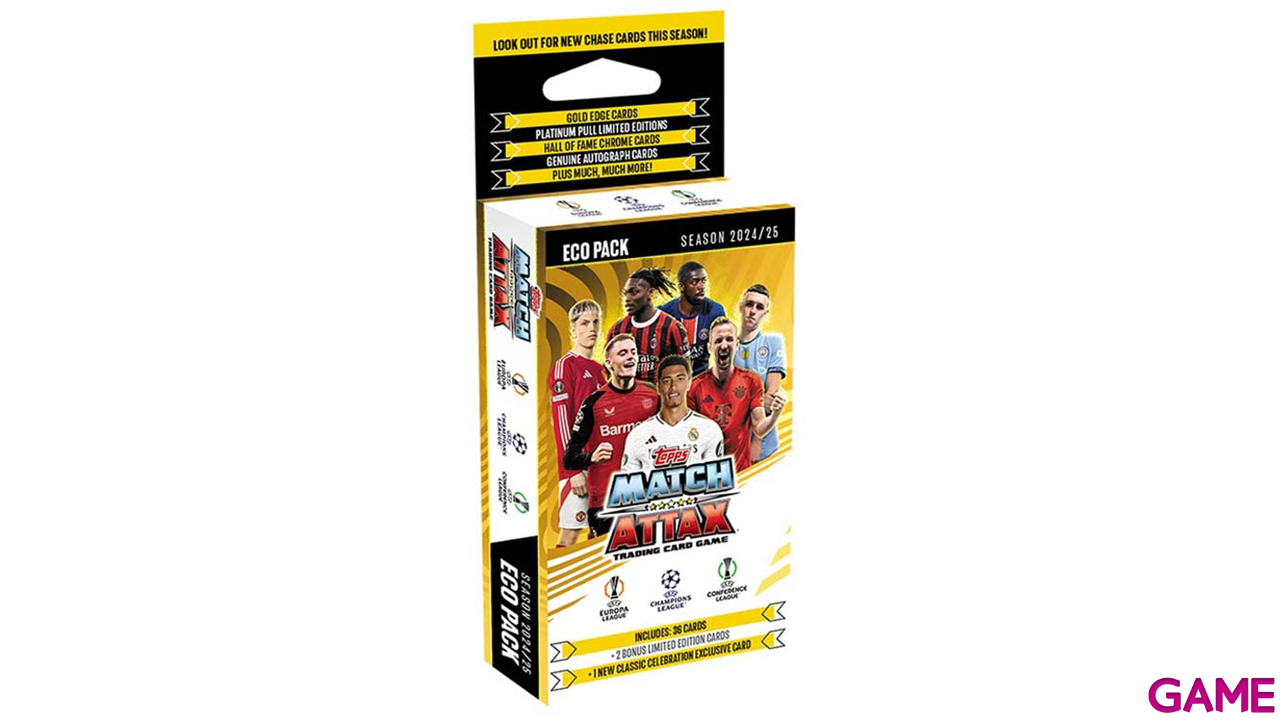 Mega Eco pack de cartas Match Attax UCL 2024-25-0