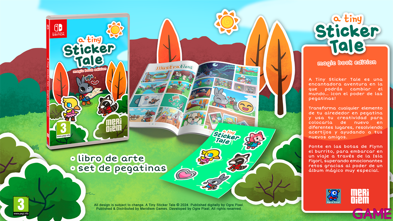 A Tiny Sticker Tale Magic Book Edition-0