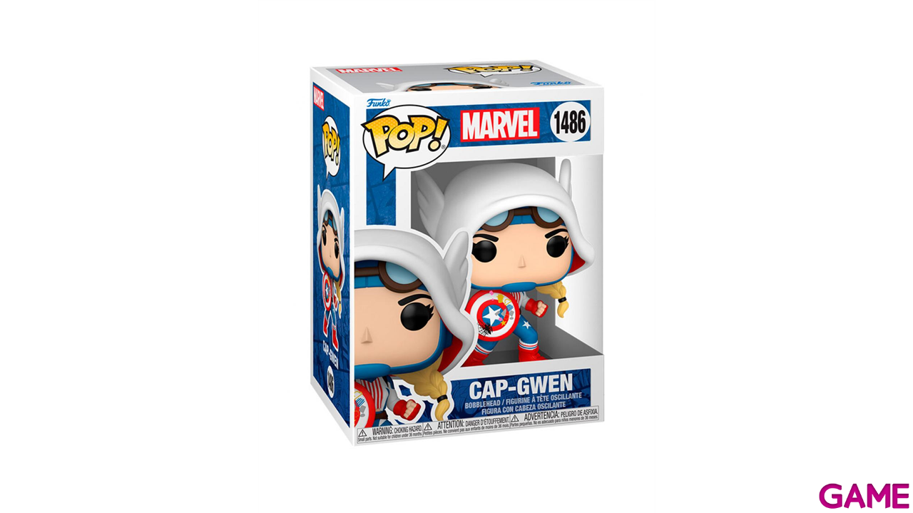 Figura POP Marvel Captain America Gwen-1