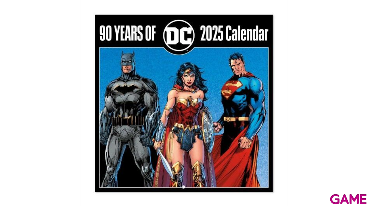 CALENDARIO 2025 DC COMICS 90 ANIVERSARIO 30X30cm-3