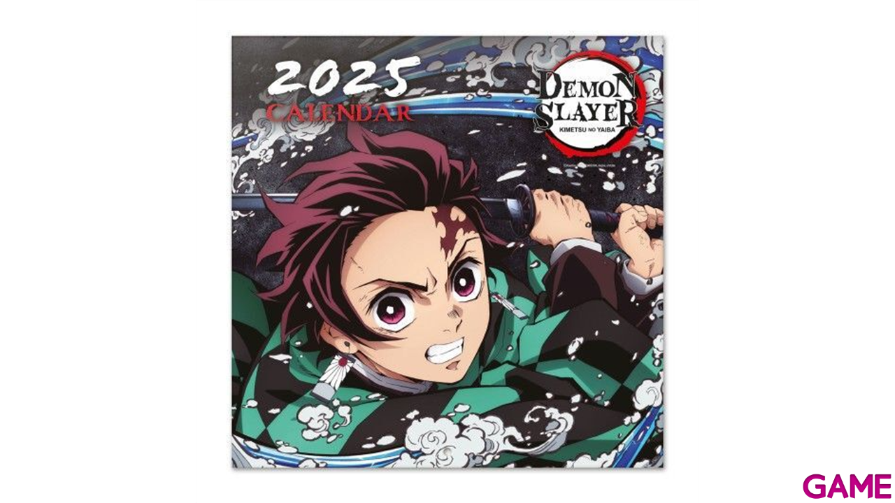 CALENDARIO 2025 DEMON SLAYER 30X30cm-1