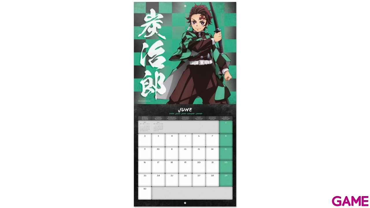 CALENDARIO 2025 DEMON SLAYER 30X30cm-2
