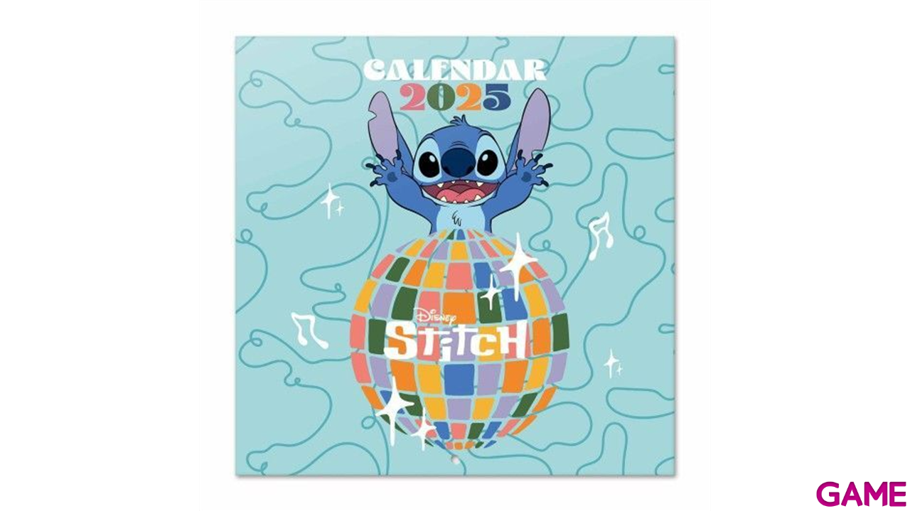 CALENDARIO 2025 DISNEY STITCH 30X30cm-2