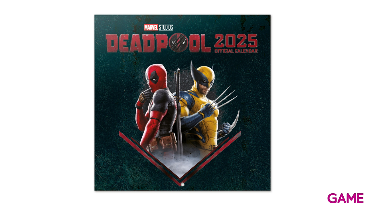 CALENDARIO 2025 MARVEL DEADPOOL 30X30cm-0