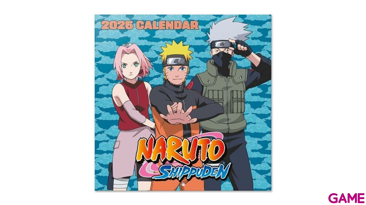 CALENDARIO 2025 NARUTO SHIPPUDEN 30X30cm-0