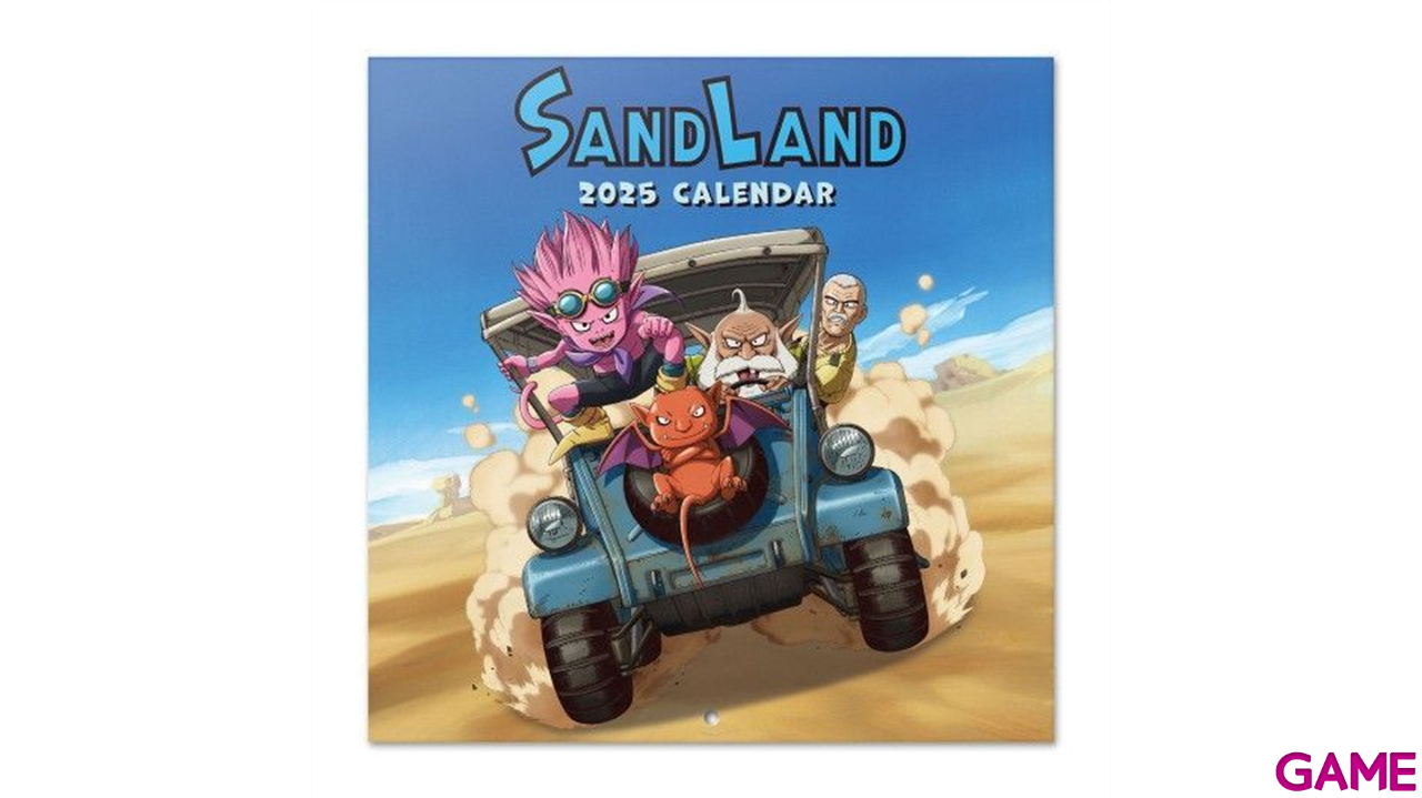 CALENDARIO 2025 SAND LAND 30X30cm-2