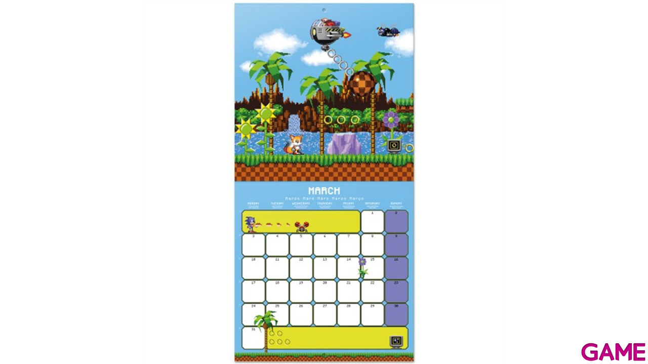 CALENDARIO 2025 SONIC 30X30cm-1