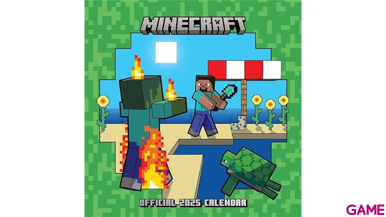 CALENDARIO 2025 MINECRAFT 30X30cm-2