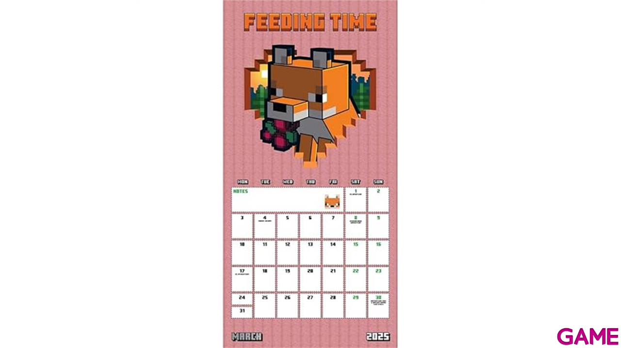 CALENDARIO 2025 MINECRAFT 30X30cm-3