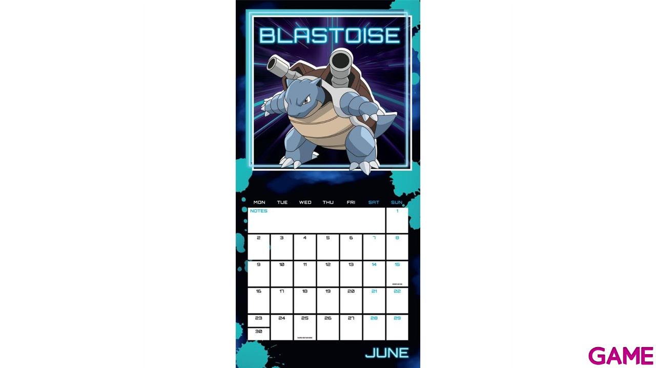 CALENDARIO 2025 POKEMON 30X30cm-2